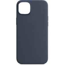 Накладка Silicone Case Magsafe для iPhone 14 Plus (Storm Blue) + СТЕКЛО В ПОДАРОК!